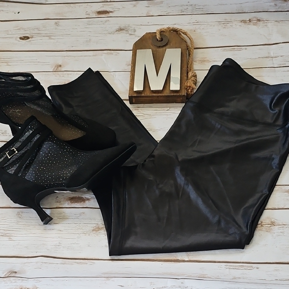 Maurices Black Liquid Shine Leggings